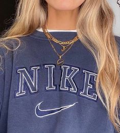 Vintage Nike Sweatshirt, Nike Sweatshirt, Nike Sweatshirts, Indie Outfits, Fashion Streetwear