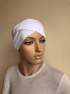 Elegant White Headwrap One Size Fits Most, Adjustable White Headscarf Band, Casual White One-size Headscarf, Trendy White One-size Headscarf, White Undercap Hijab, Plain Hijab Scarfs, Stylish Hijab, Muslim Hijab, Hijab Style