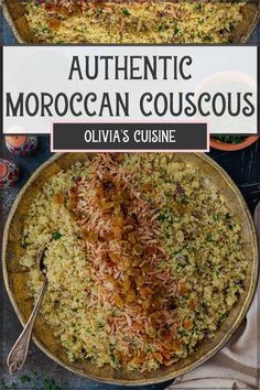 authentic moroccan couscous is an easy and delicious side dish