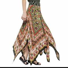 Brand New With Tags Bila Boho Skirt. Size Xl Description: Printed Handkerchief Hemmed Skirt. Elasticized And Ruched Waistband. Care & Content: 100% Rayon Hand Wash Brand: Bila Made In: India New To Poshmark? Use Referral Code Kimberlyn222 To Receive $10. Spring Bohemian Maxi Skirt With Handkerchief Hem, Bohemian Maxi Skirt With Handkerchief Hem For Spring, Bohemian Handkerchief Hem Bottoms For Beach, Bohemian Lined Skirt With Handkerchief Hem, Bohemian Flowy Maxi Skirt With Handkerchief Hem, Bohemian Handkerchief Hem Skirt, Bohemian Bottoms With Handkerchief Hem For Summer, Bohemian Beach Skirt With Handkerchief Hem, Bohemian Handkerchief Hem Summer Bottoms