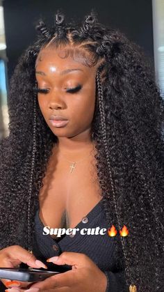 Front Braid Back Sew In Hairstyles, Braided Curly Frontal Wig, Trial Braids Styles, Braids And Weave Hairstyles Black Women, Stitch Braids With Deep Wave Hair, Braids And Curls In The Back, Half Up Half Down Sew In Weave Braid Pattern, Baddie Long Sleeve Outfits, White With A Pop Of Color Outfit