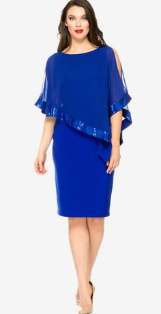 Joseph Ribkoff Shawl Tunic Dress Ladies Evening Wear, Dresses Fancy, Joseph Ribkoff Dresses, Mother Of Groom Dresses, Joseph Ribkoff, Groom Dress, Jumpsuit Fashion, Jersey Dress, Moda Fashion