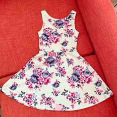 Brand New H&M Women’s Dress: - Perfect Condition Without Tag - Color: Blue And Pink - Size: 6 (165/84a) - Very Nice For Summer H&m Pink Sleeveless Dress, Fitted Pink Mini Dress By H&m, H&m Fitted Sundress, H&m Multicolor Dresses For Spring, H&m Multicolor Spring Dresses, H&m Multicolor Summer Dresses, H&m Pink Floral Print Dress, H&m Pink Casual Mini Dress, Casual Pink Mini Dress By H&m