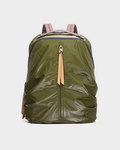 Built for your commute. This is the all-encompassing, ultra-comfortable backpack: crafted from 100% recycled nylon, with a front zip for easy access. Lined in soft corduroy, with a handy key attachment, a secure laptop compartment, and padded back panel. rag & bone Women's Large Backpack | Military Olive. Green Nylon Urban Backpack, Urban Green Nylon Backpack, Versatile Nylon Backpack With Ykk Zipper, Modern Green Nylon Backpack, Green Nylon Backpack With Zipper Pocket, Commuter Backpack, Safe Storage, Rag And Bone, Large Backpack