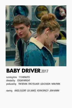 an advertisement for the baby driver movie