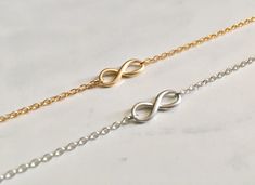 This beautiful infinity bracelet is perfect gift for bridesmaids, flower girls, mother, sisters and friends. Material: Infinity charm: gold and silver plated  Chain: gold filled or sterling silver Please let me know your wrist size when you make a purchase.! I'll make a bracelet to fit you perfectly! Elegant Gold Bracelet For Best Friend, Elegant Gold Bracelets For Best Friend Gift, Elegant Infinity Bracelet For Best Friend, Dainty Infinity Jewelry For Bridesmaid Gift, Gold Infinity Bracelets For Mother's Day, Gold Infinity Bracelet For Mother's Day, Mother's Day Gold Infinity Bracelets, Gold Infinity Bracelet, Silver Infinity Bracelets