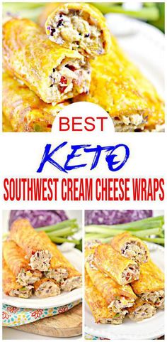 the best keto southwest cream cheese wraps