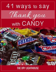 Cute and Clever Ways to Say THANK YOU with Candy! Appreciation Gifts For Medical Staff, Small Thank You Gift Ideas Gratitude, Small Appreciation Gifts, Staff Games, Warriors Football, Office Awards