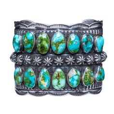 Sterling silver with Sonoran Gold turquoise bracelet Size: 5 1/2 Navajo Southwestern Turquoise Multi-stone Bracelets, Turquoise Jewelry Native American, American Indian, Turquoise Jewelry, Bracelet Sizes, Turquoise Bracelet, Cuff Bracelets, Native American, Jewelry Design