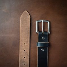 A Leather Belt Made with Care and Intention.Wear this black leather belt in the boardroom, at the pub, or while zip-lining through a forest canopy. Our full-grain leather provides a comfortable fit and our lifetime guarantee means decades of use. As soon as you pick up your belt you will know what quality and craftsmanship feel like. This is something you can't find in a big box store.Our full-grain leather develops a rich patina and fits better over time. We take the time to burnish and polish Horween Chromexcel, Zip Lining, Forest Canopy, Box Store, The Pub, Black Leather Belt, Brass Buckle, Black Belt, Full Grain Leather