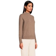 Add a luxe look to your casual wardrobe with this women's Lands' End cashmere funnel neck sweater. Click on this WOMEN'S GUIDE to find the perfect fit and more! Add a luxe look to your casual wardrobe with this women's Lands' End cashmere funnel neck sweater. Click on this WOMEN'S GUIDE to find the perfect fit and more! FEATURES Inner Mongolian 2-ply cashmere feels softer over time Straight hem Ribbed cuffs Long sleeves Funnel neckFIT & SIZING Straight fit 23-in. length from shoulder to hemFABRI Funnel Neck Sweater, Plus Size Shorts, Funnel Neck, Casual Wardrobe, Plus Size Tops, Lands End, Funnel, Neck Sweater, Plus Size Dresses