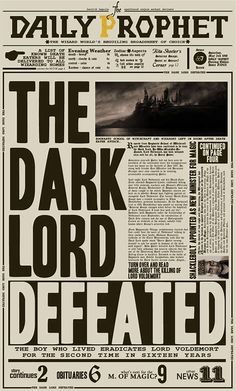 the dark lord defaced by daily roheiet, with an image of a castle in the background