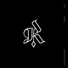 the letter k is made up of two intersecting lines in white on a black background