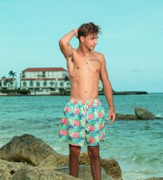 Turn heads in the Cruise Bae men's swim trunks. These colorful and vibrant trunks are just what you need for your next vacay! Colorful floral print men's 3 pocket swim trunks mesh inside lining 100% poly *matching bucket hat sold separately Couples Swimsuits, Mens Swim Trunks, Poly Bags, Man Swimming, Swim Bottoms, Matching Couples, Pop Up Shop, Swim Trunks, Swim Trunk