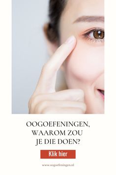 Waarom zijn oogoefeningen goed om te doen?
Oefeningen voor gespannen vermoeide ogen maar ook oefeningen om je zicht te verbeteren. Oefeningen naar de methode van Bates Computer, Skin, 10 Things