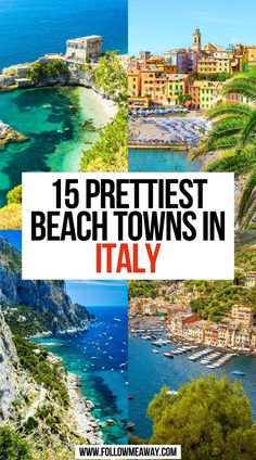 15 Prettiest Beach Towns In Italy Where To Go In Italy, Towns In Italy, Prettiest Beach, Italian Beach, Italy Beach, Rimini Italy, Italian Beaches, Italy Beaches, Things To Do In Italy