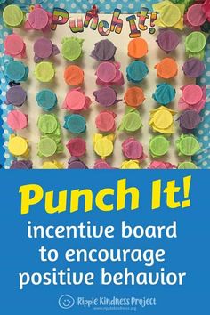 punch it reward board to engage positive behavior