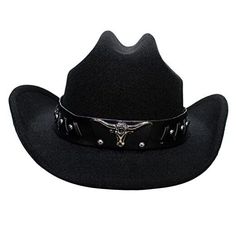 Return Policy Fast Delivery Trusted seller Cowboy Hat for Women & Men Product Description The cowboy hat has adjustable straps inside so you can adjust it to your head size so it doesn't come off. Fits most men and women. Hat Girth: 22" - 22.5" (56cm - 57cm) Kalerona Western Cowboy Hat - A classic felt hat shape with a belt that will make you stylish, elegant and charming. This cowboy hat has 7 colors, Black, Red, Brown, Pink, White, Camel, Beige, which can be matched with clothes of many colors. These men's cowboy hats are made of high quality cotton and polyester materials. Lightweight, soft and comfortable, and breathable are the biggest advantages of cowboy hats. These women's cowboy hats can be used directly with a soft brush or lint-free roller to remove surface fuzz for easy care of Embellished Cowboy Hat, Goth Cowboy, Cowboy Accessories, Mens Cowboy Hats, Black Cowboy Hat, Black Cowgirl, Perfect Gift For Boyfriend, Black Cowboy, Western Cowboy Hats