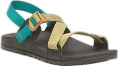 Casual Sport Sandals With Heel Strap For Beach, Green Casual Sandals With Adjustable Straps, Casual Sport Sandals With Heel Strap For Vacation, Casual Slingback Sport Sandals, Casual Slingback Sport Sandals With Strap, Nylon Open Toe Sandals For Vacation, Open Toe Nylon Sandals For Vacation, Casual Strapped Sandals With Removable Insole, Spring Vacation Nylon Sandals