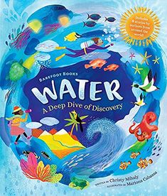 the book cover for water, a deep dive of discovery