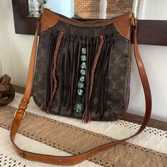 Louis Vuitton Monogram Odeon This Bag Has Been Discontinued So It’s A Rare Find I Had It Revamped Which Gave It A Western Look Authentic I Don’t Have Receipts Upcycled Louis Vuitton Handbags, Upcycled Louis Vuitton, Bags Louis Vuitton, Western Look, Louis Vuitton Shoulder Bag, Louis Vuitton Bags, Vuitton Handbags, Louis Vuitton Handbags, Louis Vuitton Monogram