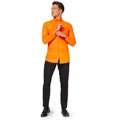 No wardrobe is complete without a basic men's shirt. This plain solid color blouse has a very stylish fit and is ideal to combine with all kinds of clothes - for example a formal jacket, a funny suit from OppoSuits, a Halloween costume or just casual jeans. Whether you're going to a business event, a festival or any other party, your outfit is not completed without this collared shirt! Formal Jacket, Business Event, Color Blouse, Button Down Dress Shirt, Kinds Of Clothes, Business Events, Button Down Dress, Collared Shirt, Casual Jeans