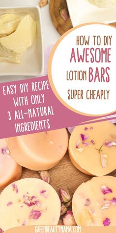 how to make homemade lotion bars with all natural ingredients