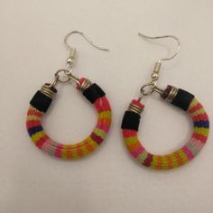 Alpaca Woven Earrings From Cuzco Manta Peru Handcrafted Andean Community Multicolor Fashion Accents From Handwoven Mantas These Earrings Are Handcrafted By The Peruvian Artisans Of The City Of Cusco Yellow Hoop Earrings For Festival, Colorful Traditional Earrings, Traditional Multicolor Round Hoop Earrings, Traditional Multicolor Hoop Earrings, Casual Multicolor Earrings For Festivals, Casual Multicolor Festival Earrings, Coach Earrings, Woven Earrings, Pink Drop Earrings