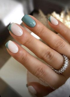 Not my picture Gel Short Nails Ideas Winter, Spring Nails 2023 Short Square, Shilaki 2022, Nail Winter 2022 Trends, Short Acrylic Nails Winter Colors, Biab Nail Design Winter, Spring Gelish Nails, Short Nail Color Ideas Spring, Short Trendy Nails Spring