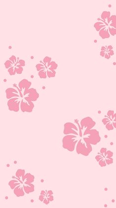 pink flowers on a light pink background