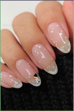 New Year Nail Art Designs, Snowy Nails, Nails Snow, Snowman Nail Art, Snow Nails, Snowman Nails, Easter Nail Designs, Christmas Nails Easy