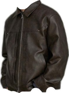 Rugged Leather Jacket With Zipper Closure, Rugged Fall Outerwear With Zip Fly, Rugged Outerwear With Zipper For Fall, Rugged Outerwear With Zipper Closure For Fall, Rugged Fall Outerwear With Zipper Closure, Retro Leather Outerwear With Zipper Closure, Collage, Pins