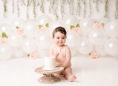 Studio Cake Smash, Irish Theme, Cake Smash Ideas, Smash Cake Girl, Baby Cake Smash