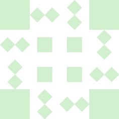 a cross made out of squares on a white background with light green and gray colors