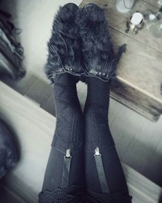 ❣ Skirt Outfits Streetwear, Winter Goth, Fluffy Boots, Outfits Streetwear, Fashion Articles, Miniskirt Outfits, Corduroy Skirt, Skirt Sets