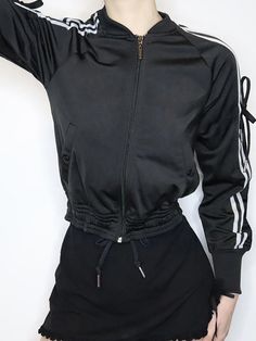 ⚡Buy 2024 Bow Side Stripes Jacket Black M under $31.00 in Jackets at AnotherChill.com Online. Style: Casual/Street/Vintage/Sweet/Y2K/Preppy. Fabric Content: Polyester. Fit Type: Loose Fit. Neckline: Zipper Neck. Sleeve Length: Long Sleeve. ✓2024 S/S OUTFITS. Check reviews and buy Bow Side Stripes Jacket today. Fitted Casual Windbreaker For Fall, Fitted Fall Sports Windbreaker, Sporty Fitted Fall Windbreaker, Winter Stretch Track Jacket With Pockets, Sporty Fitted Windbreaker For Fall, Sporty Fitted Black Windbreaker, Fitted Track Jacket With Pockets For Streetwear, Fitted Black Windbreaker With Pockets, Casual Stretch Track Jacket For Fall