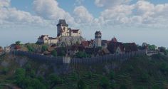 an image of a castle on top of a hill