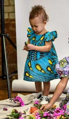 Adetutu - The crown is soothing Set includes bloomer Button back Frill should detail Comfort fit Kente Dress, Ankara Print, Kitenge, Dress Set, Baby Prints, Girl Dress, The Crown, Baby Dress, Ankara