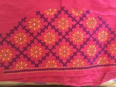 Sindhi Embroidery, Phulkari Embroidery, Knit Cardigan Pattern, Blouse Embroidery