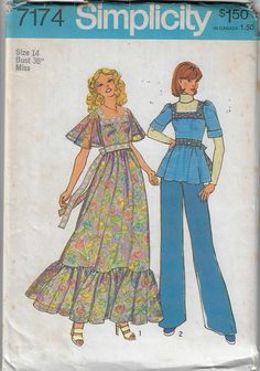 70s Sewing, 70s Sewing Patterns, Piskel Art, Boho Hippie Dress, Hippie Dress, Vintage Dress Patterns, Belt Tie, Motif Vintage, Miss Dress