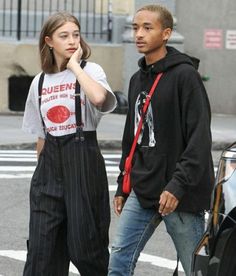 Jaden Smith And Odessa Adlon, Odessa A Zion, Odessa Adlon, Odessa Azion, Jaden Smith, Cool Fits, Odessa, Fall Winter Outfits, Outfits Aesthetic