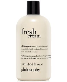 in stock Philosophy Shower Gel, Philosophy Fresh Cream, Purple Motorcycle, Sephora Skin Care, Shower Skin Care, Gel Moisturizer, Fresh Cream, Esthetician, Shower Gel