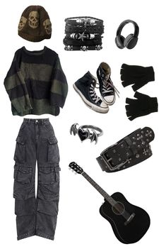 #fit #aesthetic Grunge Core Aesthetic Outfits, Comfy Outfits Grunge, Cute Fits Grunge, Messy Clothes Aesthetic, Teenage Grunge Outfits, Rock Aesthetic Clothes, 80s Grunge Aesthetic Outfits, Midwest Emo Aesthetic Clothes, Grunge Fit Ideas