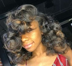 Natural Pretty, Pressed Natural Hair, Silk Press Natural Hair, Messy Curls, Iron Hair, Curls Hairstyles, Hairstyle Inspo, Dyed Natural Hair, Natural Curls Hairstyles