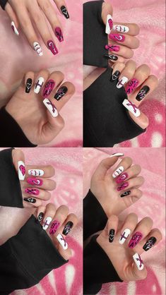 Straykids Nail Ideas, Case 143 Nails, Maxident Nails Skz, Stray Kids Nails Designs, Stray Kids Nail Art, Hyunjin Nails