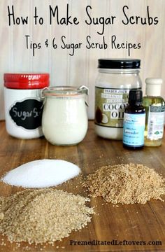 Homemade Sugar Scrub Recipes, Hand Scrub Recipe, Sugar Hand Scrub, Sugar Scrub Homemade Recipe, Homemade Sugar Scrub, Face Scrub Recipe, Sugar Scrub For Face, Scrub Diy, Body Scrub Recipe