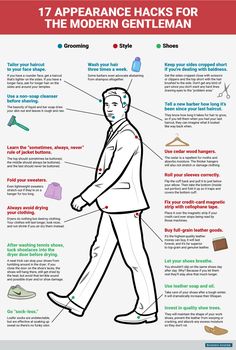 A fashion forward cheat sheet, if you will. #MensFashionTips