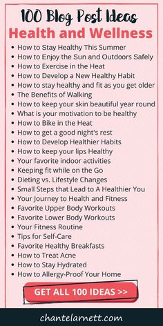 the top ten health and fitness tips for women