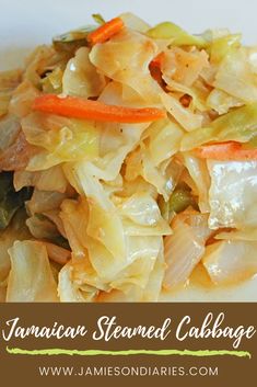 an image of cabbage and carrots on a plate