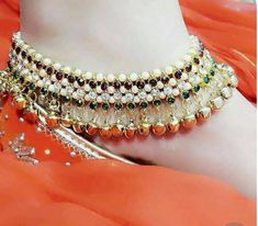 Payal Indian Traditional Gold-Plated Barefoot Anklets Pair | Etsy Payal Indian, Anklet Designs, Ankle Jewelry, Pearl Necklace Designs, Aishwarya Rai, Indian Traditional, Girls Dp, Brass Chain, Bridal Accessories